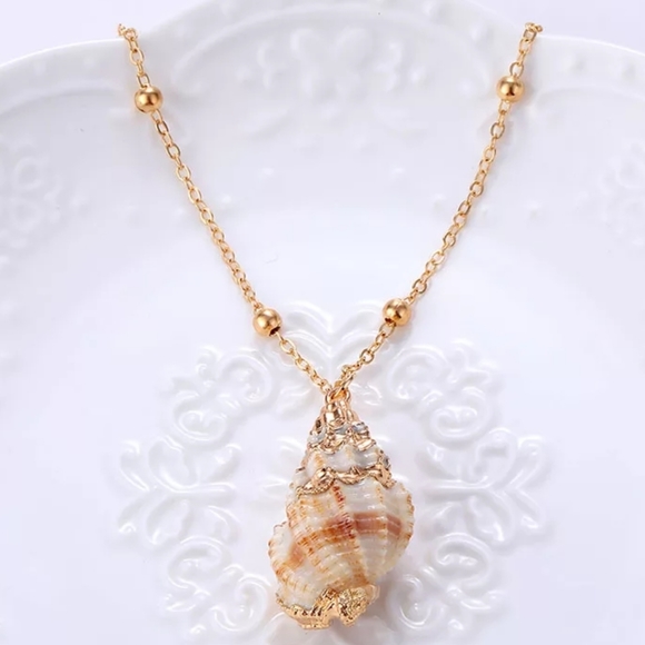 Bohemian Seashell Choker Necklace - Picture 3 of 4